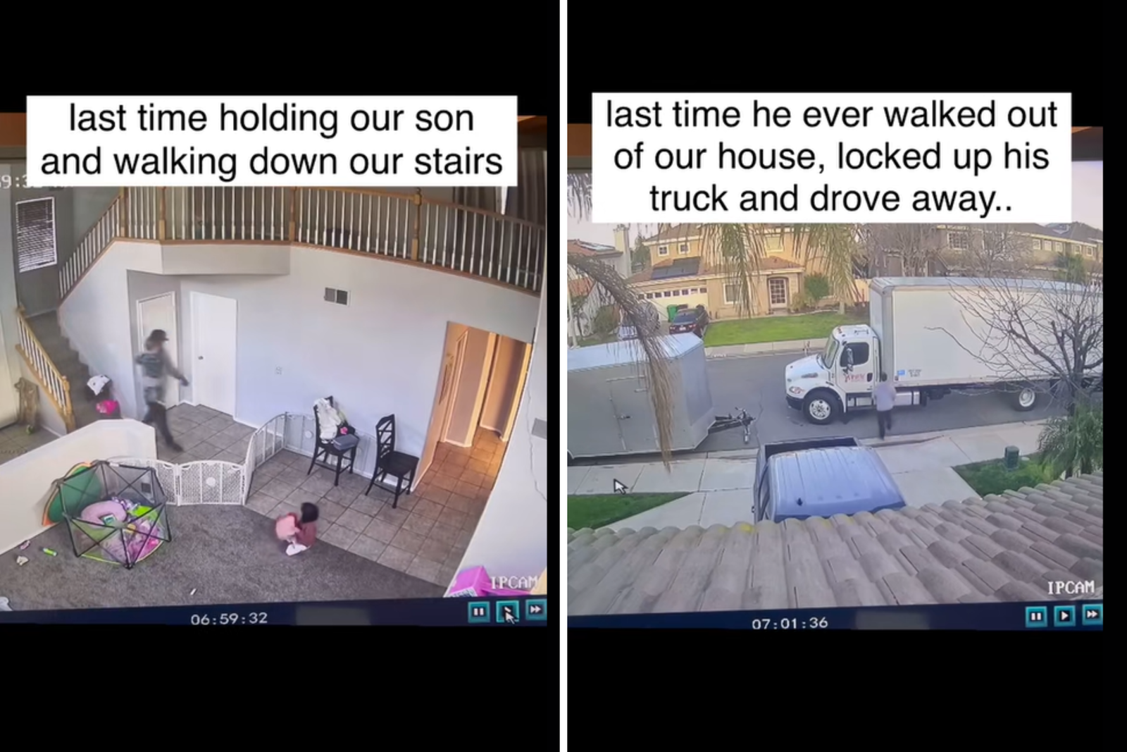 Security Cam Captures Dad of Three With Kids, but in Hours He’ll Be Gone